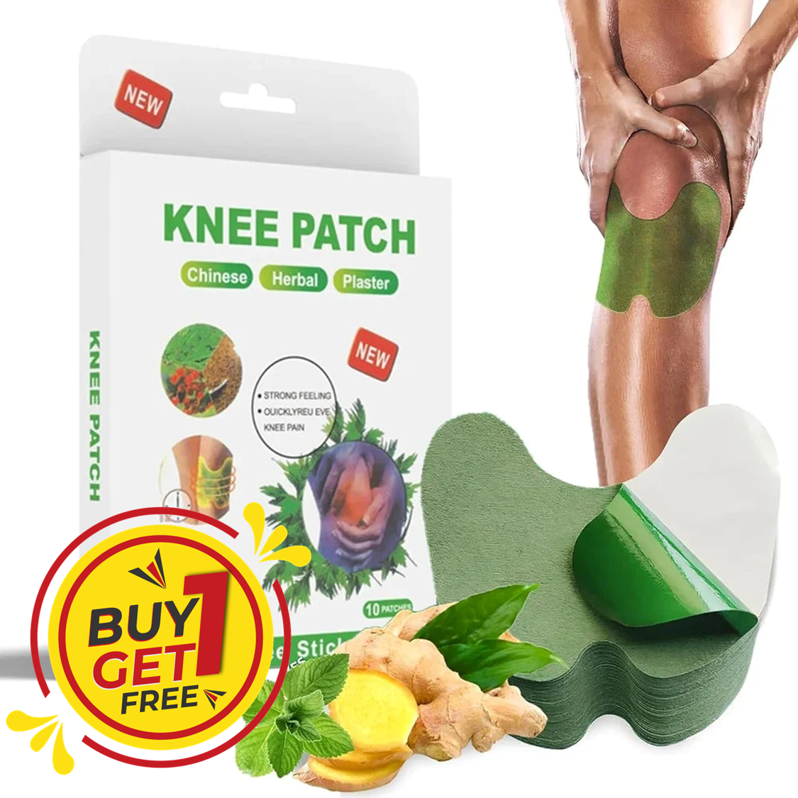 Herbal Knee Pain Relief Patches |🔥BUY 1 GET 1 FREE🔥